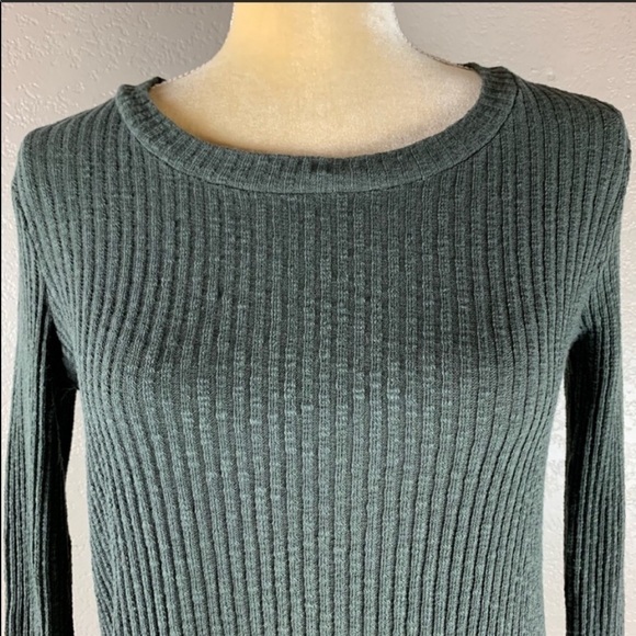 Anthropologie eri ali Tassel Olive Green Sweater New with Tags Women’s  X-Small - Picture 6 of 9